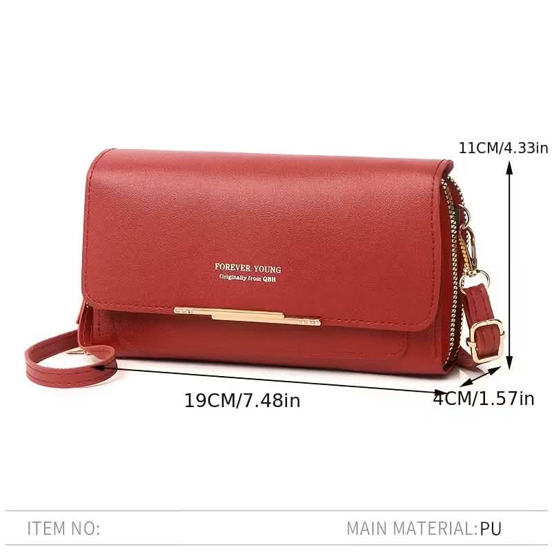 Lightweight Large Shoulder Bag with Detachable Organizer - Image 5