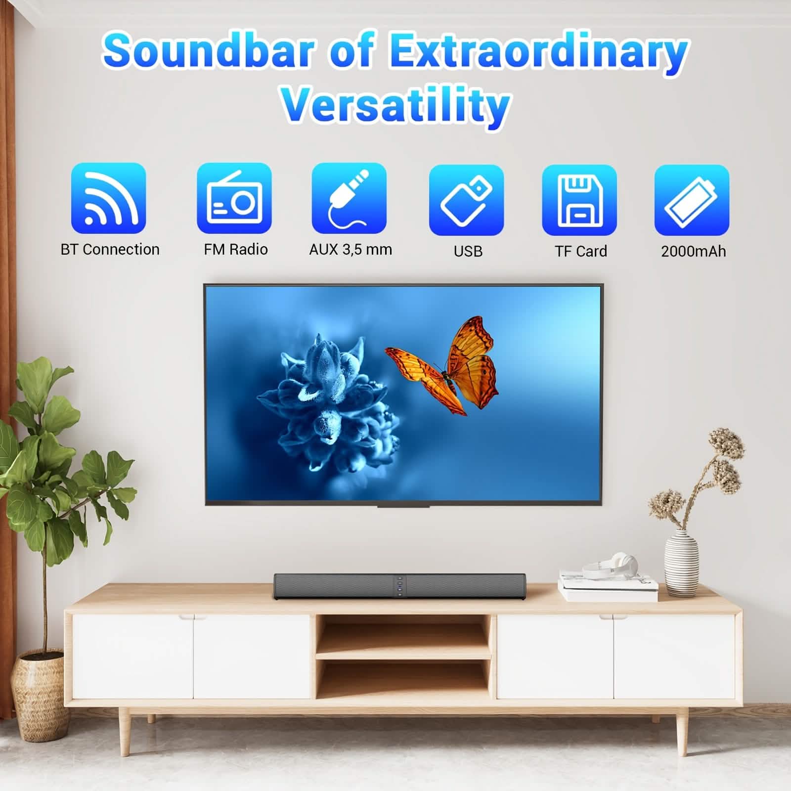 2-in-1 Wireless Soundbar for TV - Image 10