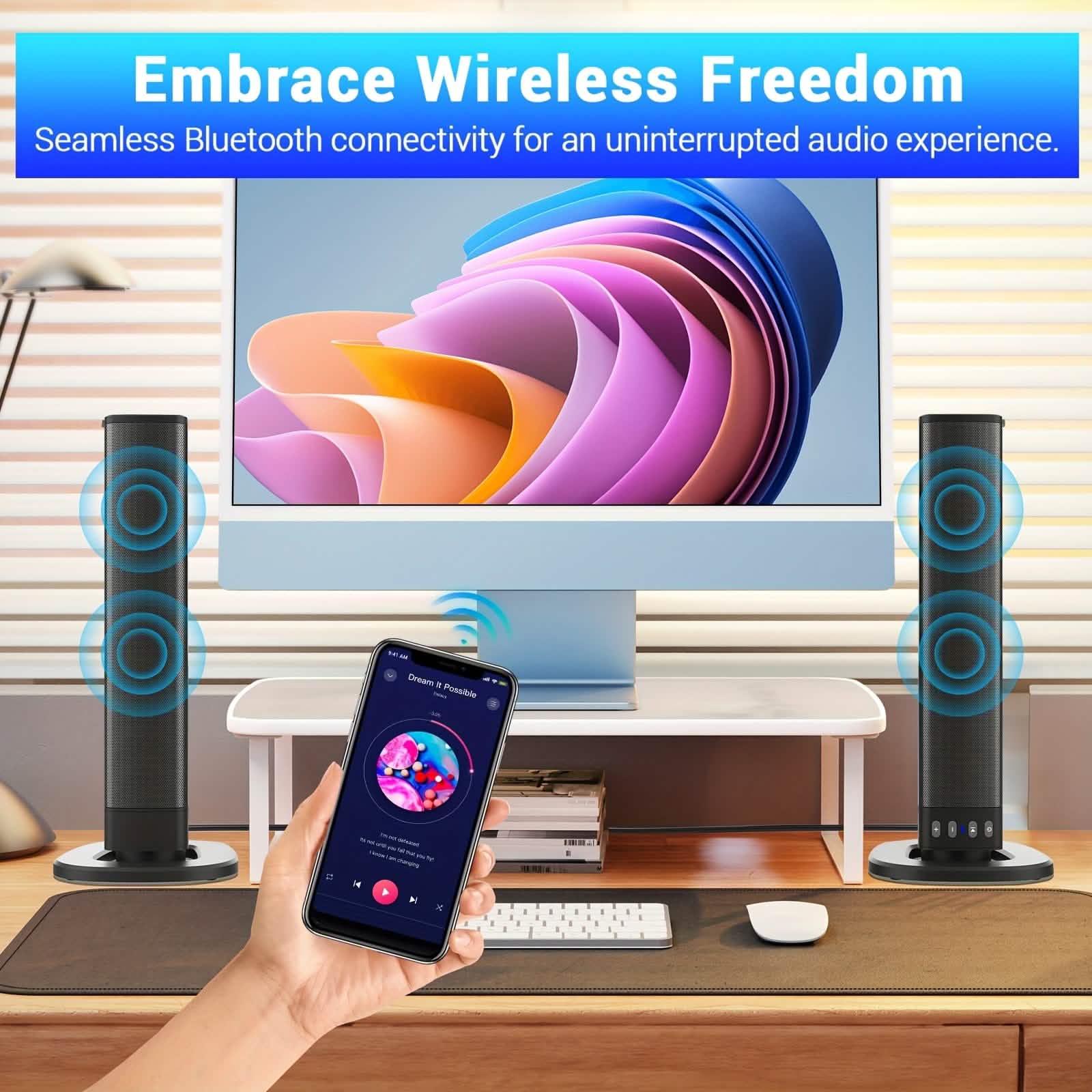 2-in-1 Wireless Soundbar for TV - Image 11