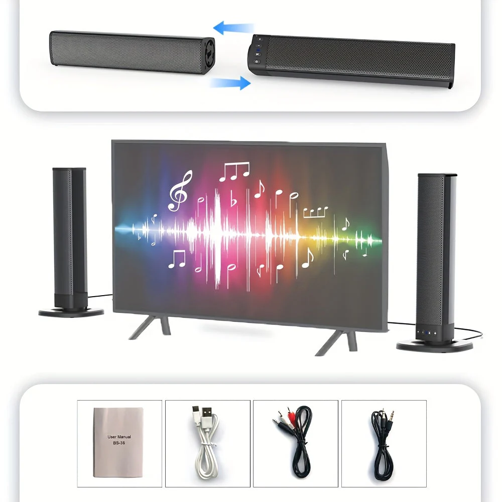 2-in-1 Wireless Soundbar for TV - Image 5