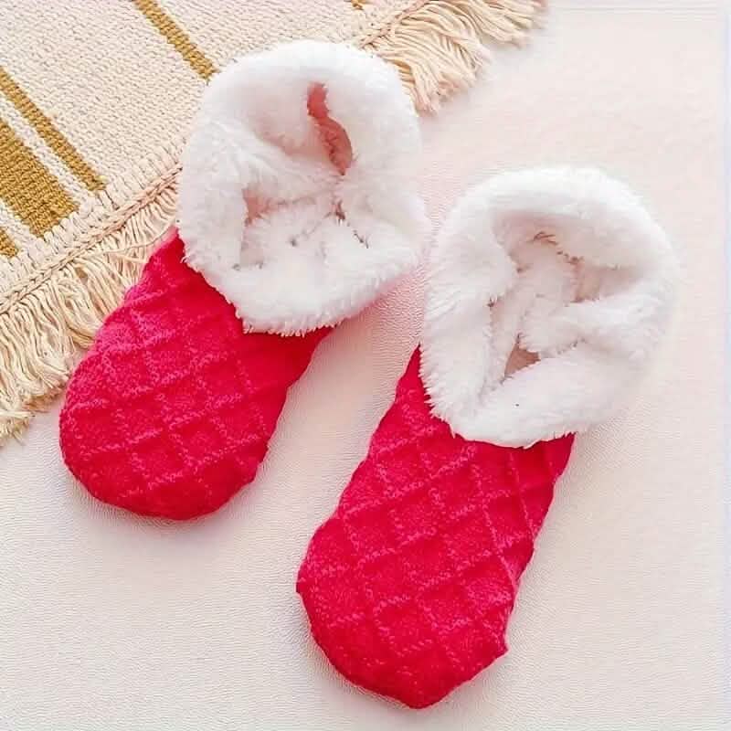 Women's Plush Lined Low Cut Socks - Image 4