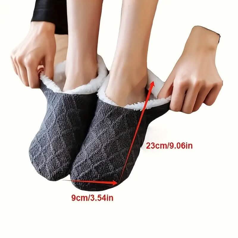 Women's Plush Lined Low Cut Socks - Image 5